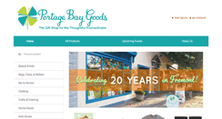 Desktop Screenshot of portagebaygoods.com